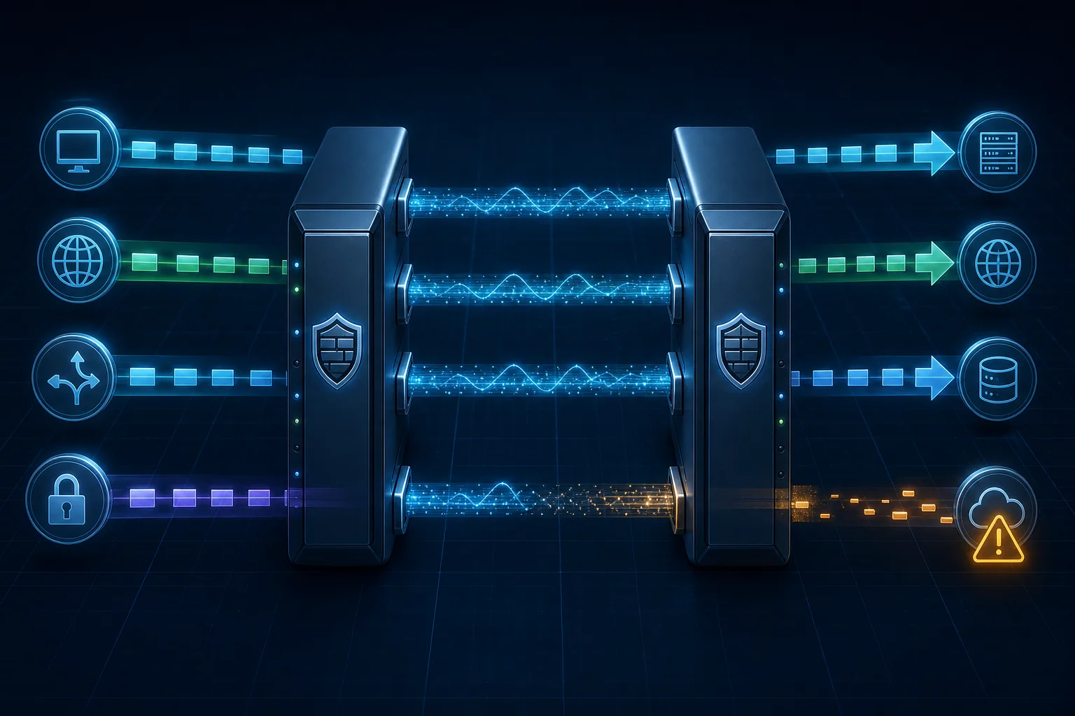 Các loại trạng thái phiên được đồng bộ giữa cặp firewall HA.