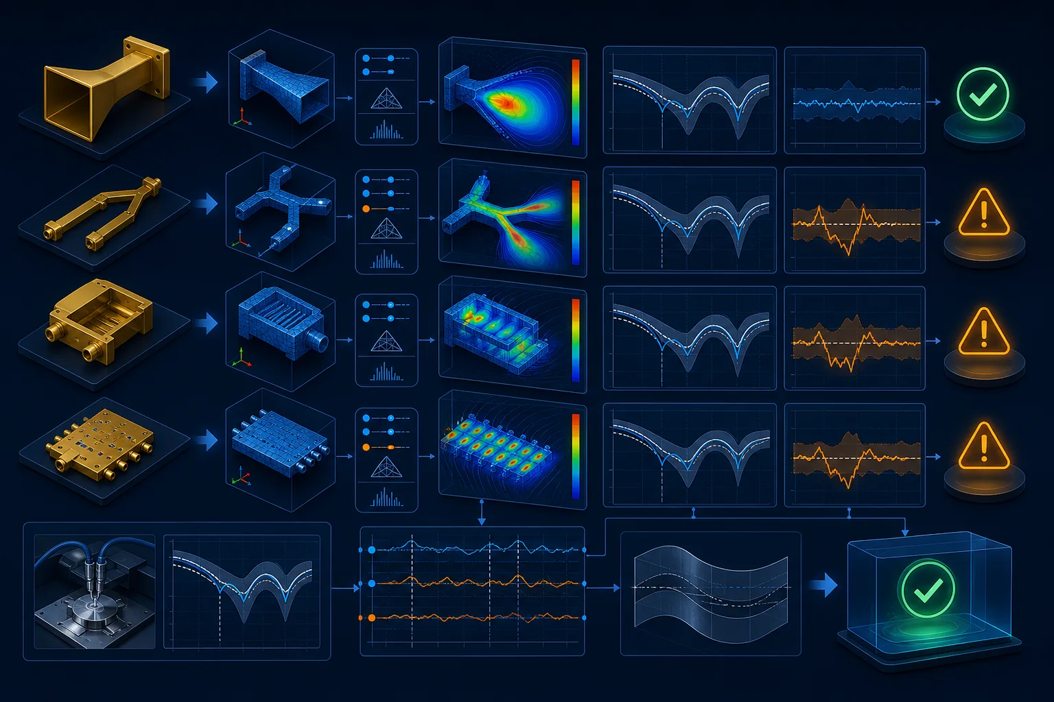 Ma trận correlation giữa golden structure, thiết lập mô phỏng và tolerance sign-off.