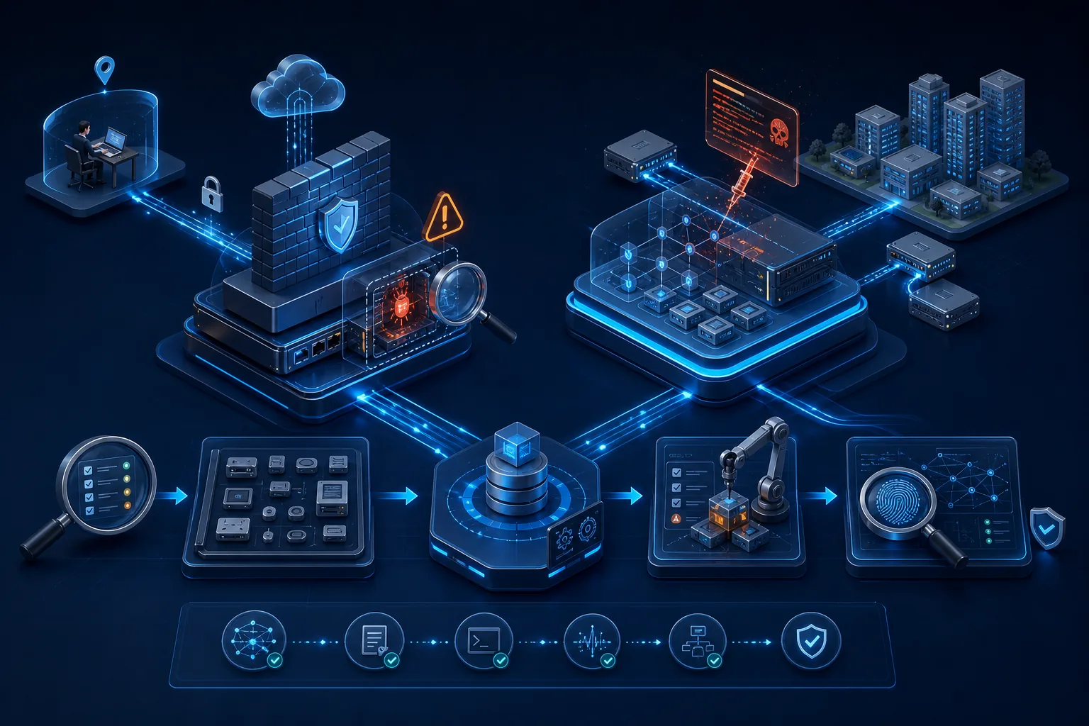 Hai nhánh kiểm chứng FortiOS remote access và VeloCloud Orchestrator management plane