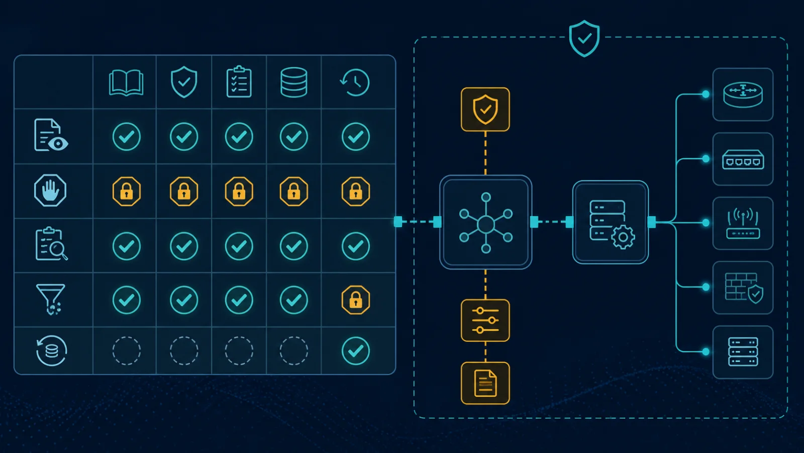 Ma trận kiểm chứng quyền chỉ đọc, audit và giảm thiểu dữ liệu cho MCP server mạng