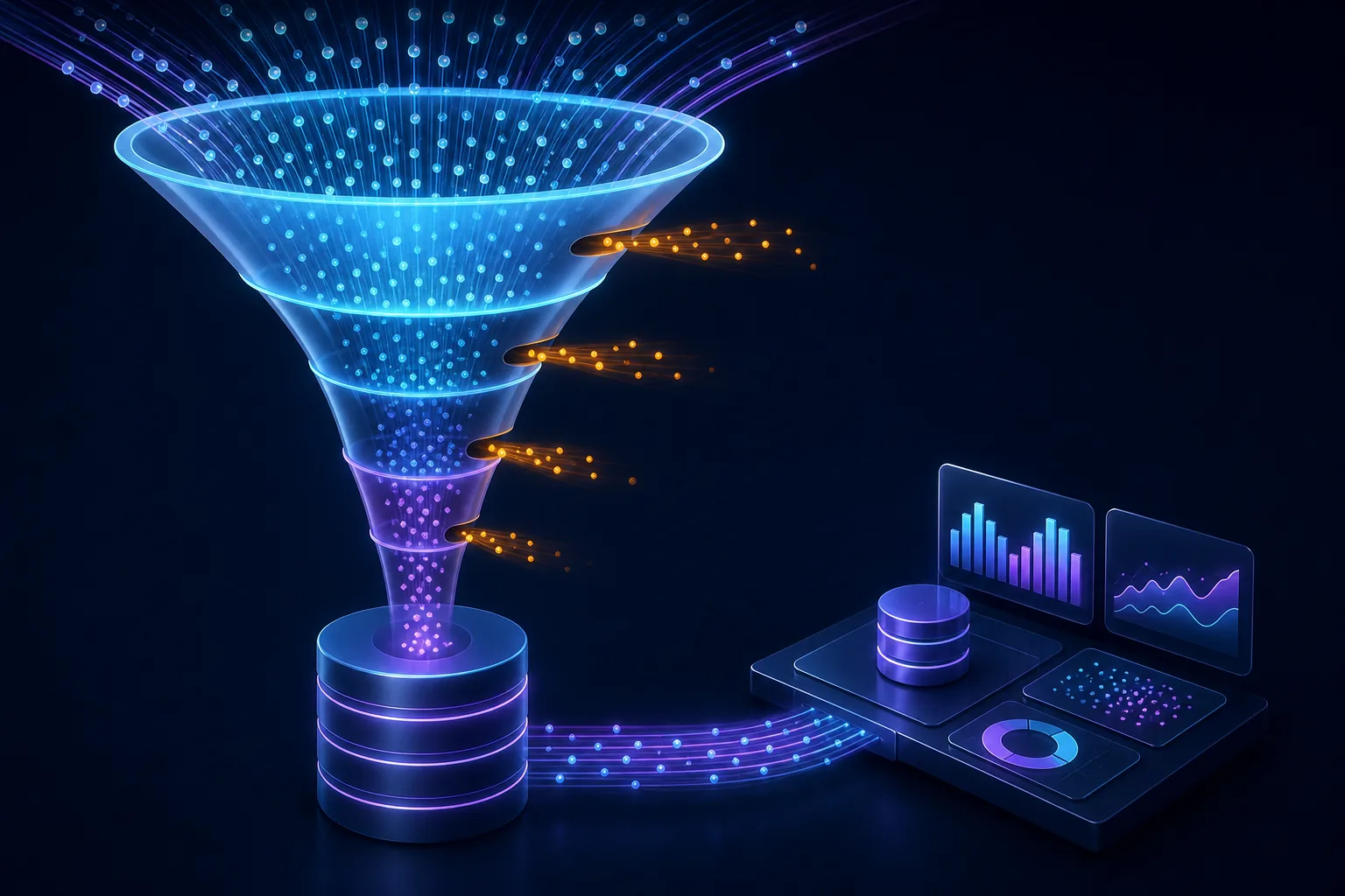 Funnel xác định vị trí mất IPFIX record trong pipeline