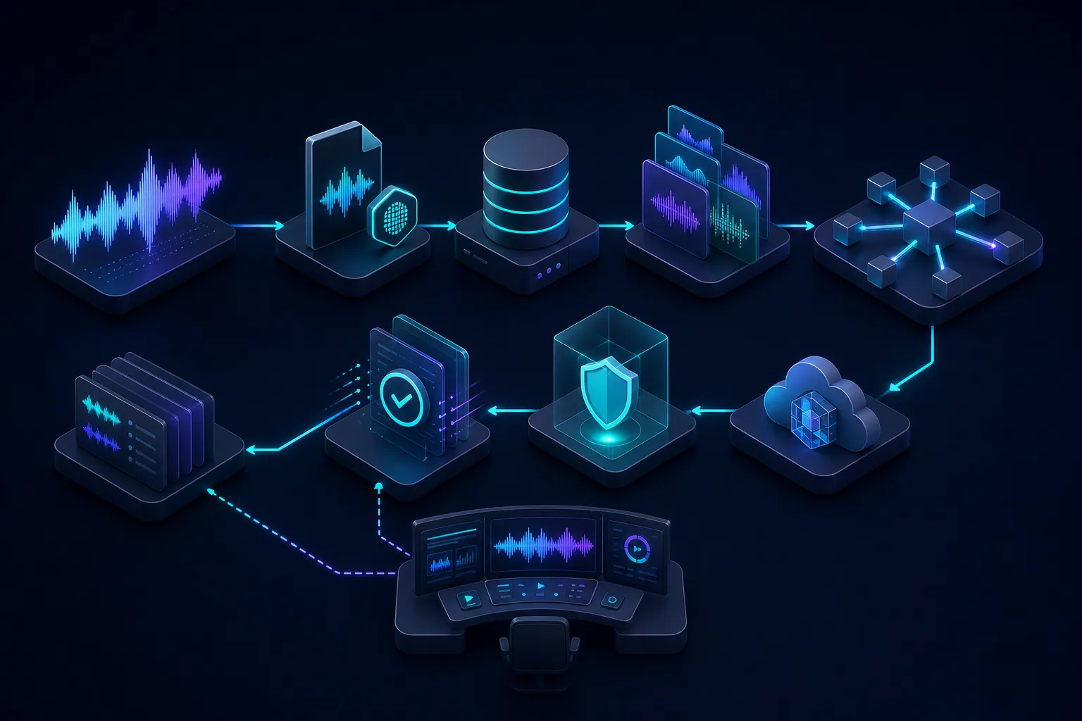 Pipeline kiểm chứng provenance cho audio GPT-Live từ nguồn tới audit