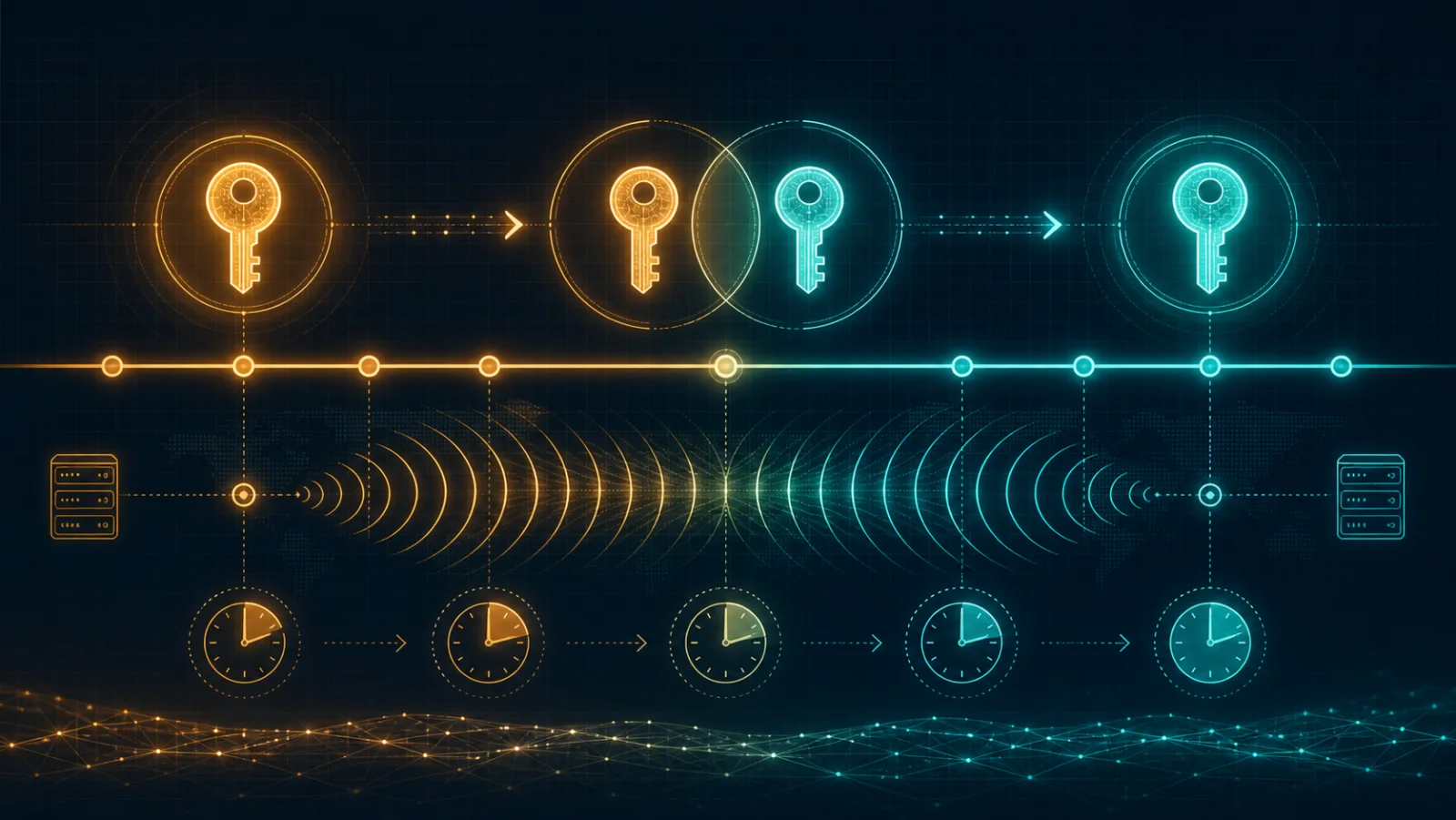Timeline kiểm thử DNSSEC KSK và ZSK rollover