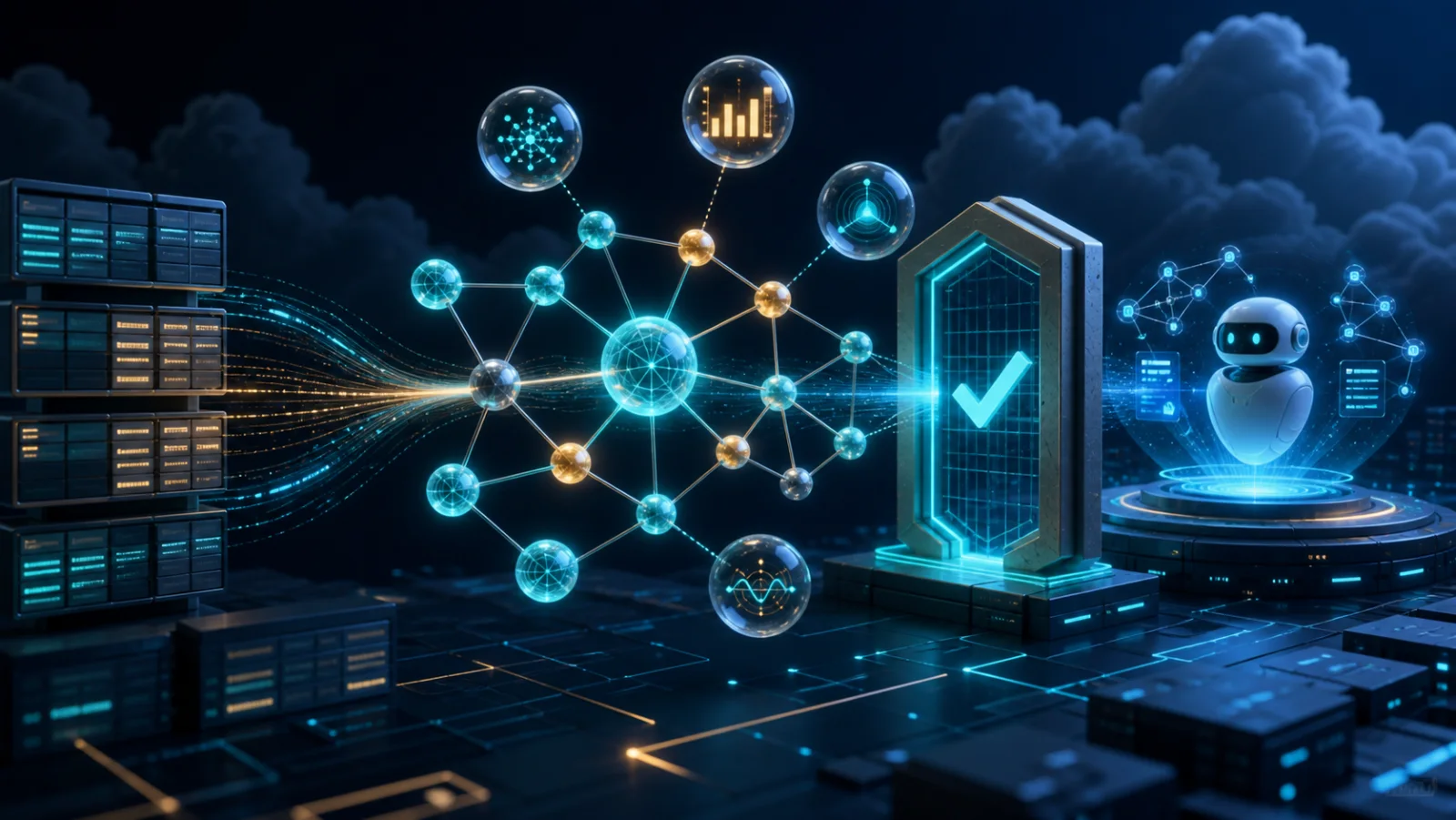 Property graph trong BigQuery liên kết node, edge và measure trước khi cung cấp dữ liệu cho AI agent