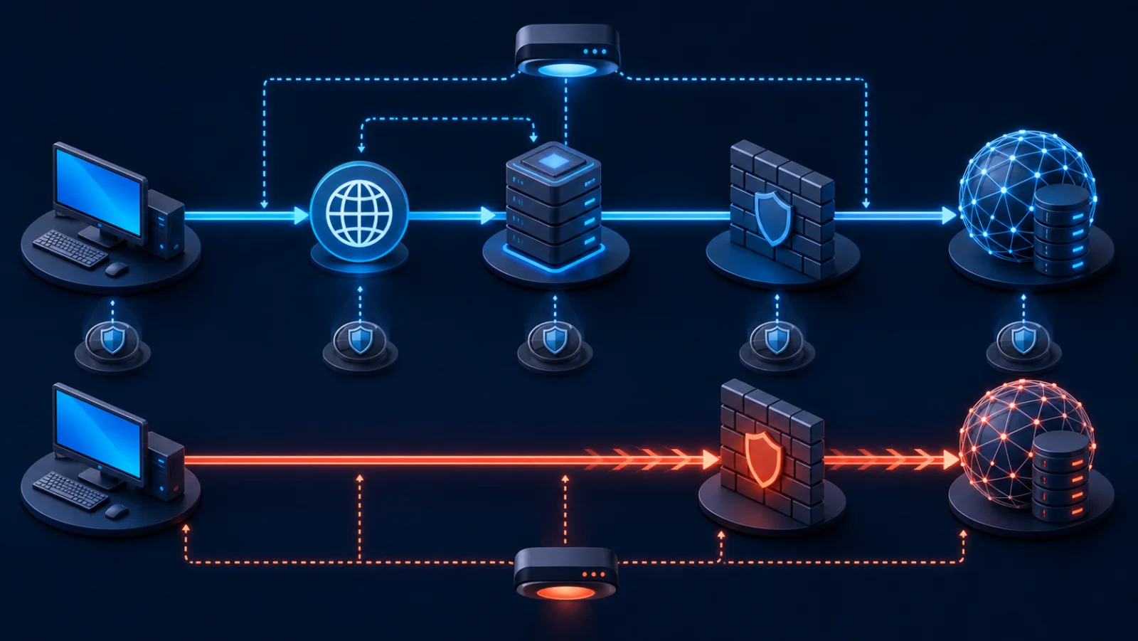 Hai đường kết nối C2 qua DNS và trực tiếp tới IP