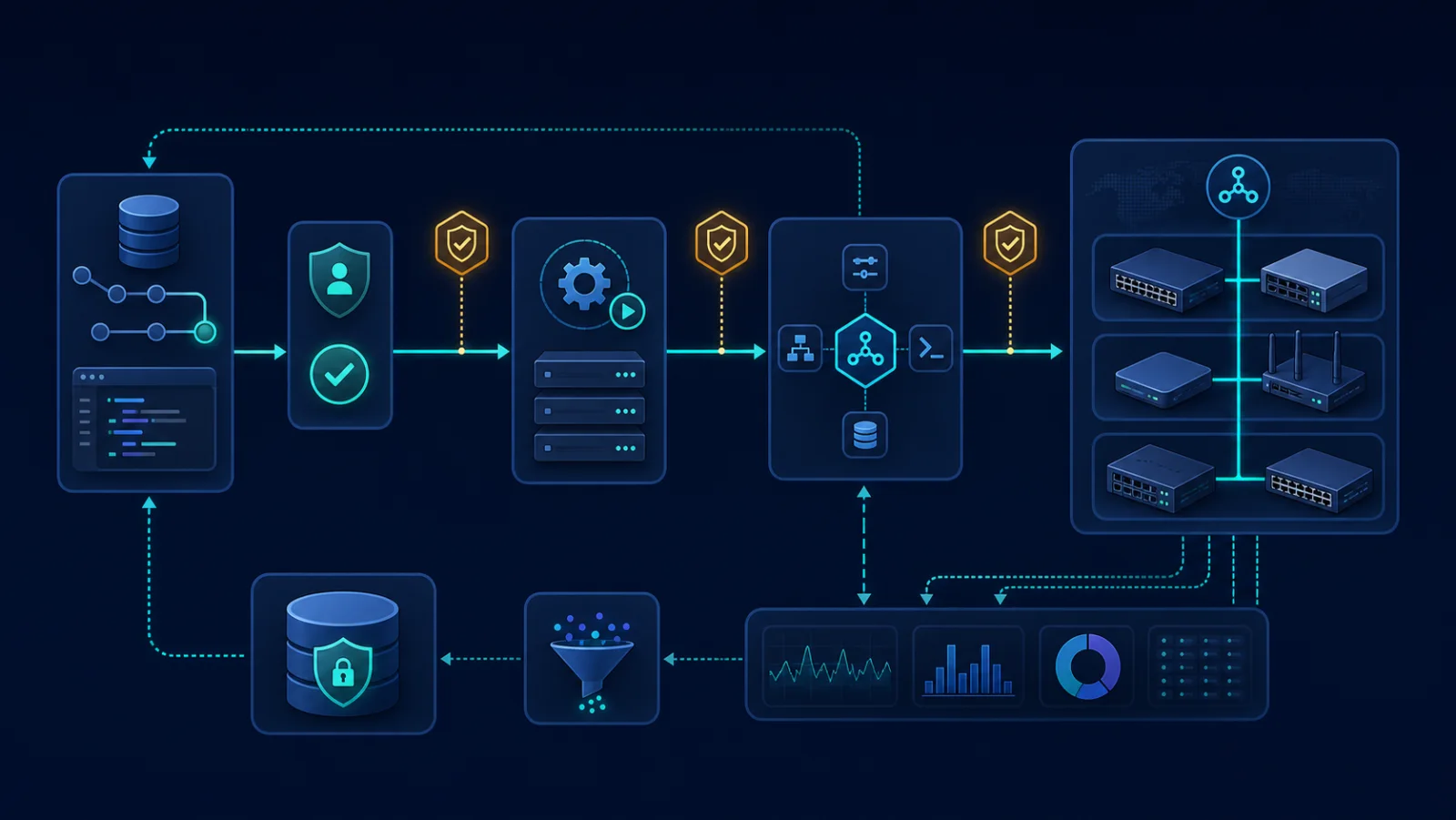 Vòng kiểm chứng network automation từ intent đến operational evidence