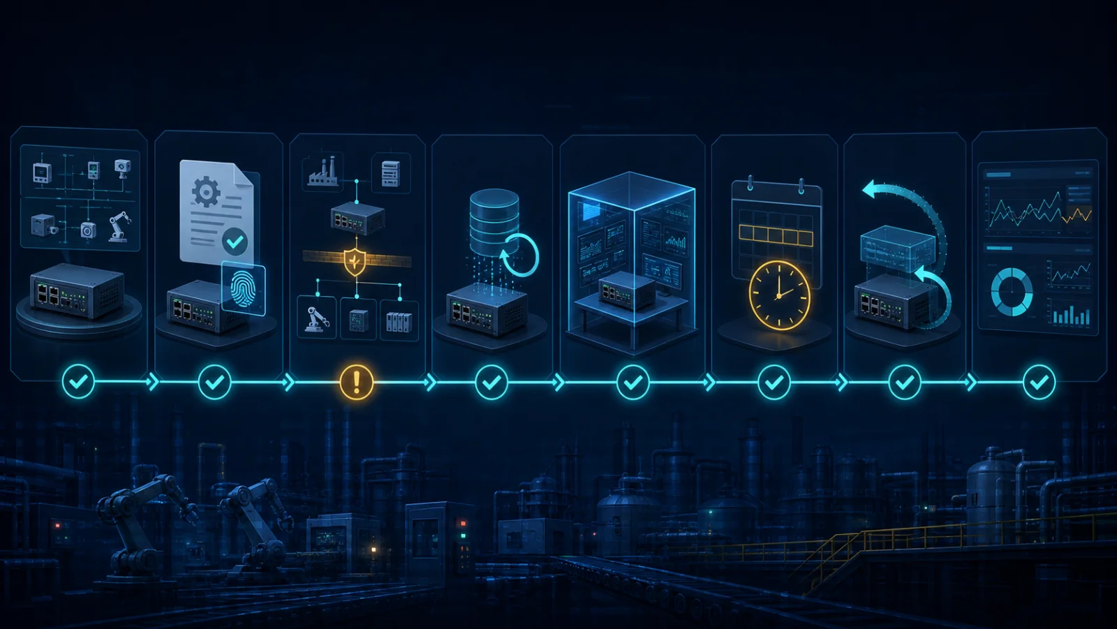 Quy trình validation an toàn cho HMI gateway công nghiệp