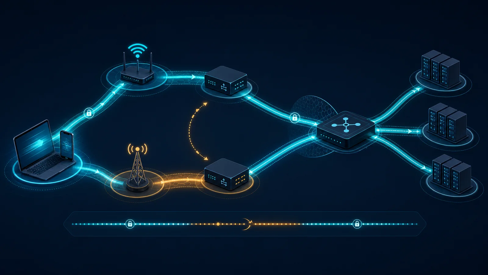 Minh họa: Topology và điều kiện đo