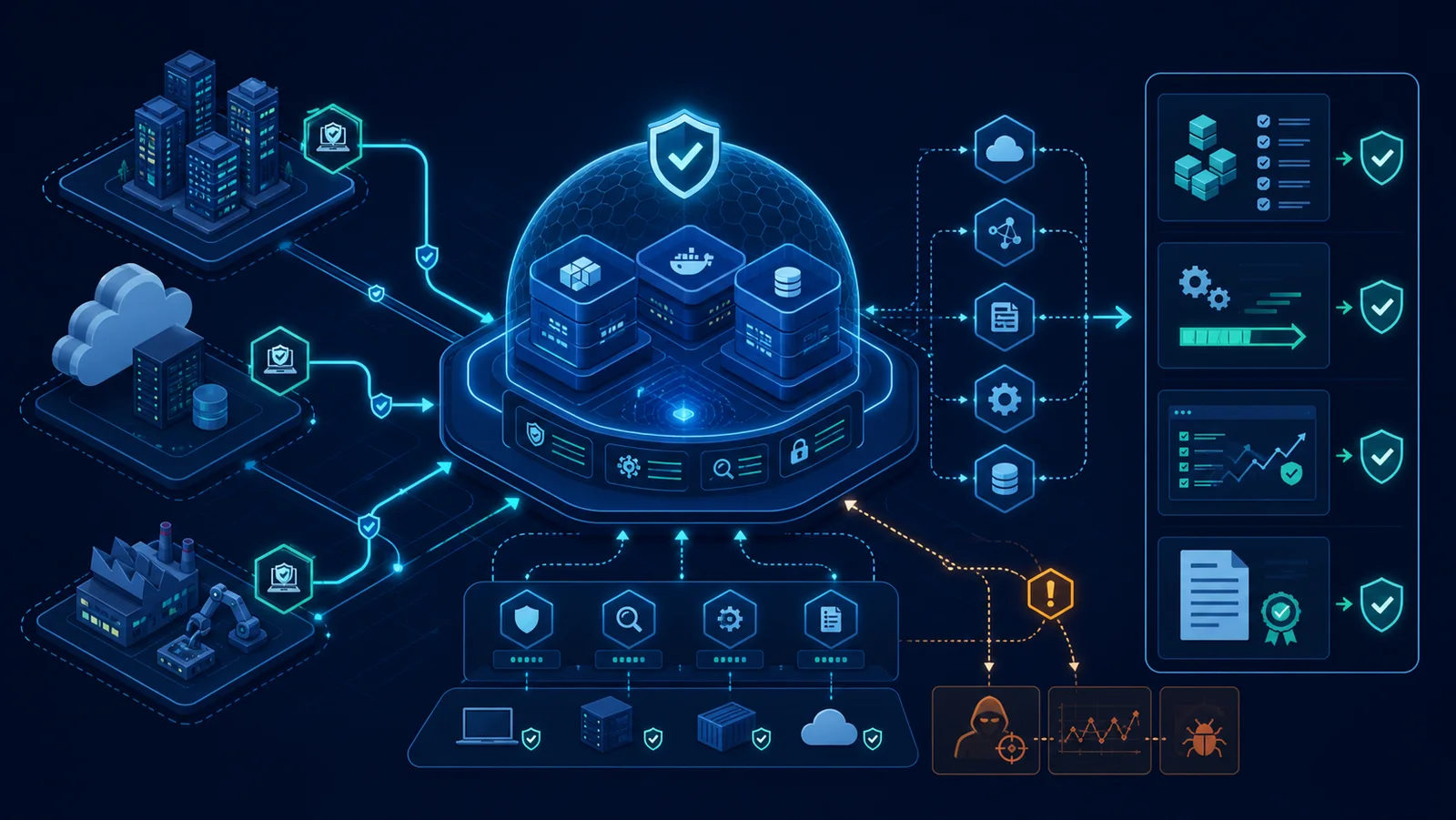 Secure Workload cluster, agents và connectors với các bước inventory, upgrade và regression