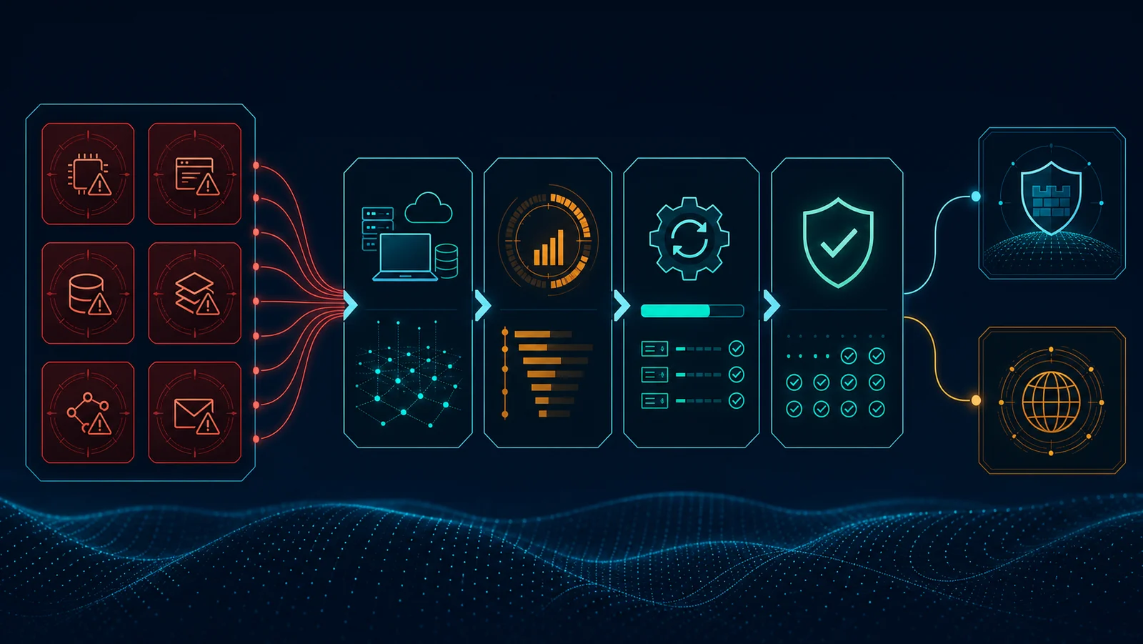 Sáu CVE từ danh mục CISA KEV đi qua bước inventory, exposure, remediation và validation