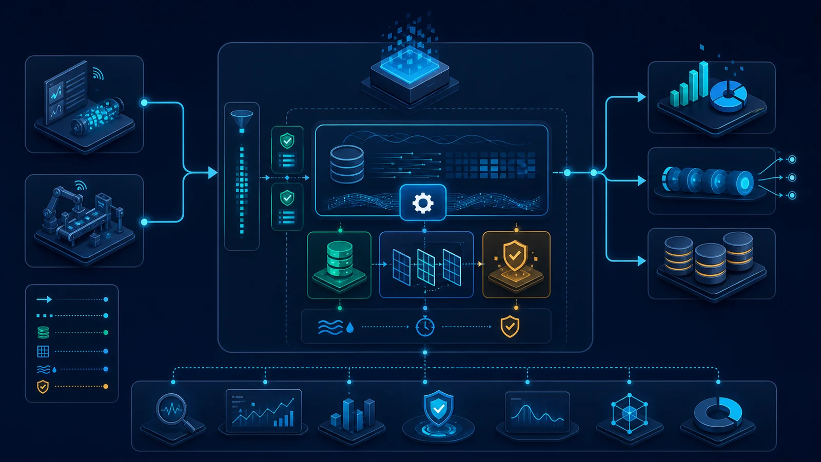 Pipeline pilot BigQuery continuous queries stateful với các điểm đo correctness và lag.