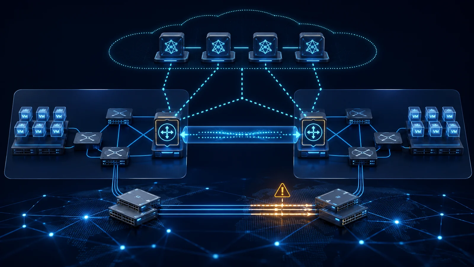 VCF 9.1 Route Controller trao đổi EVPN Type 5 với Cisco Nexus One border gateway