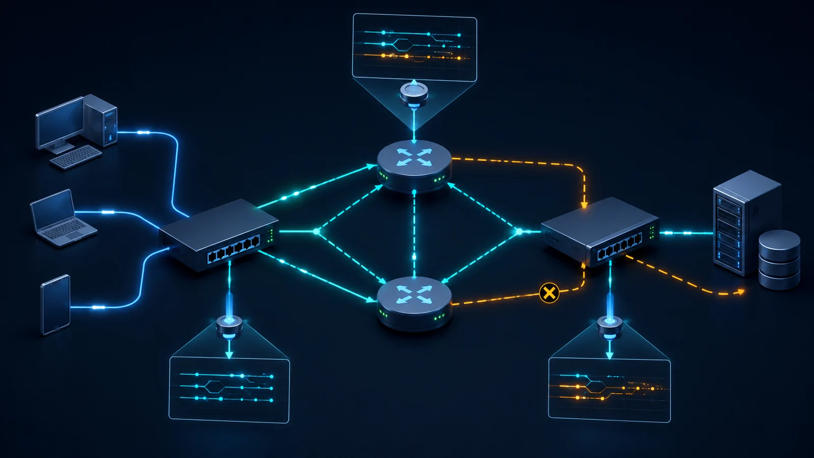 Minh họa: Topology kiểm thử RA Guard và DHCPv6-Shield với trust boundary