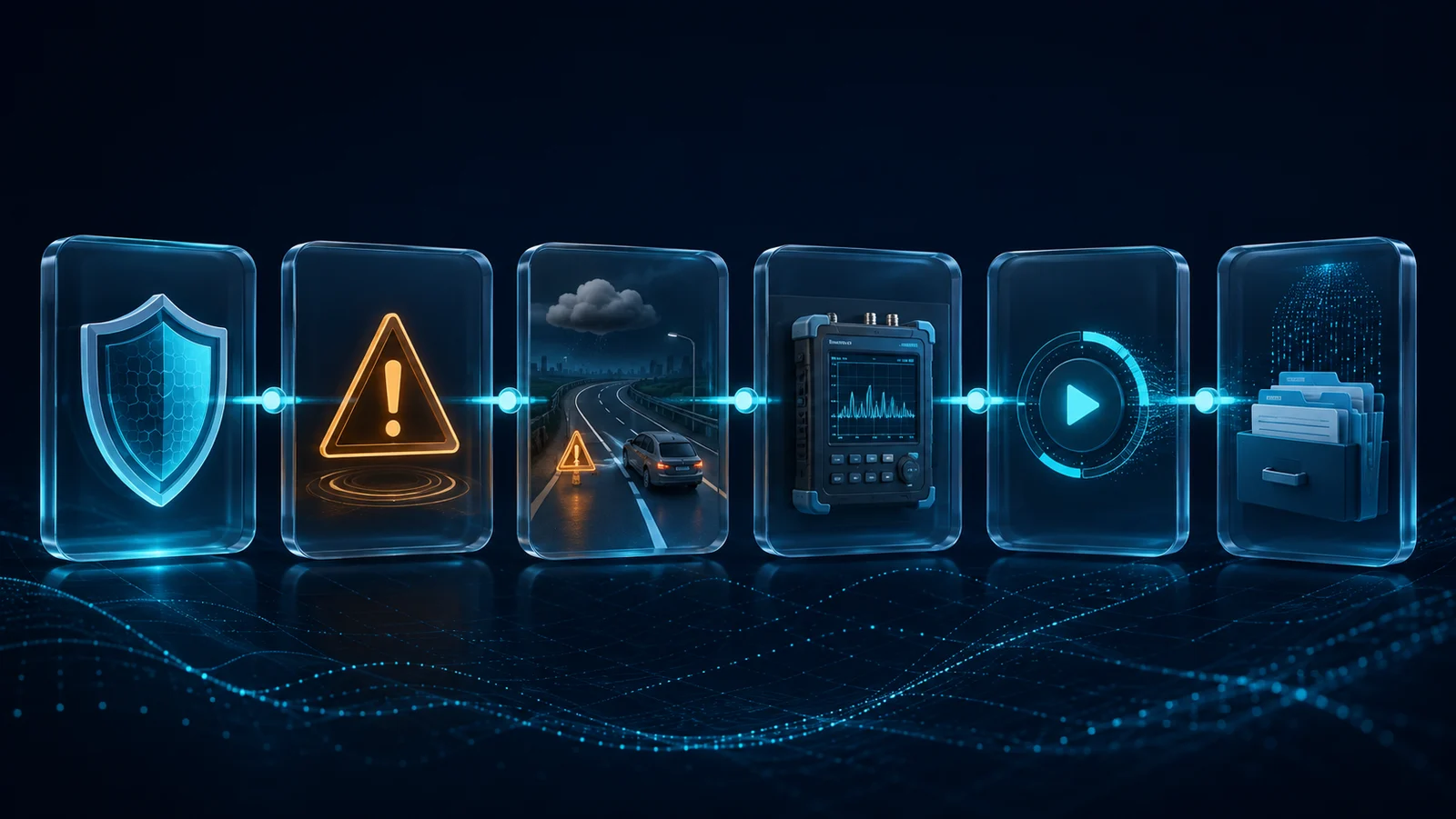 Minh họa: Chuỗi traceability của AI safety evidence cho SDV