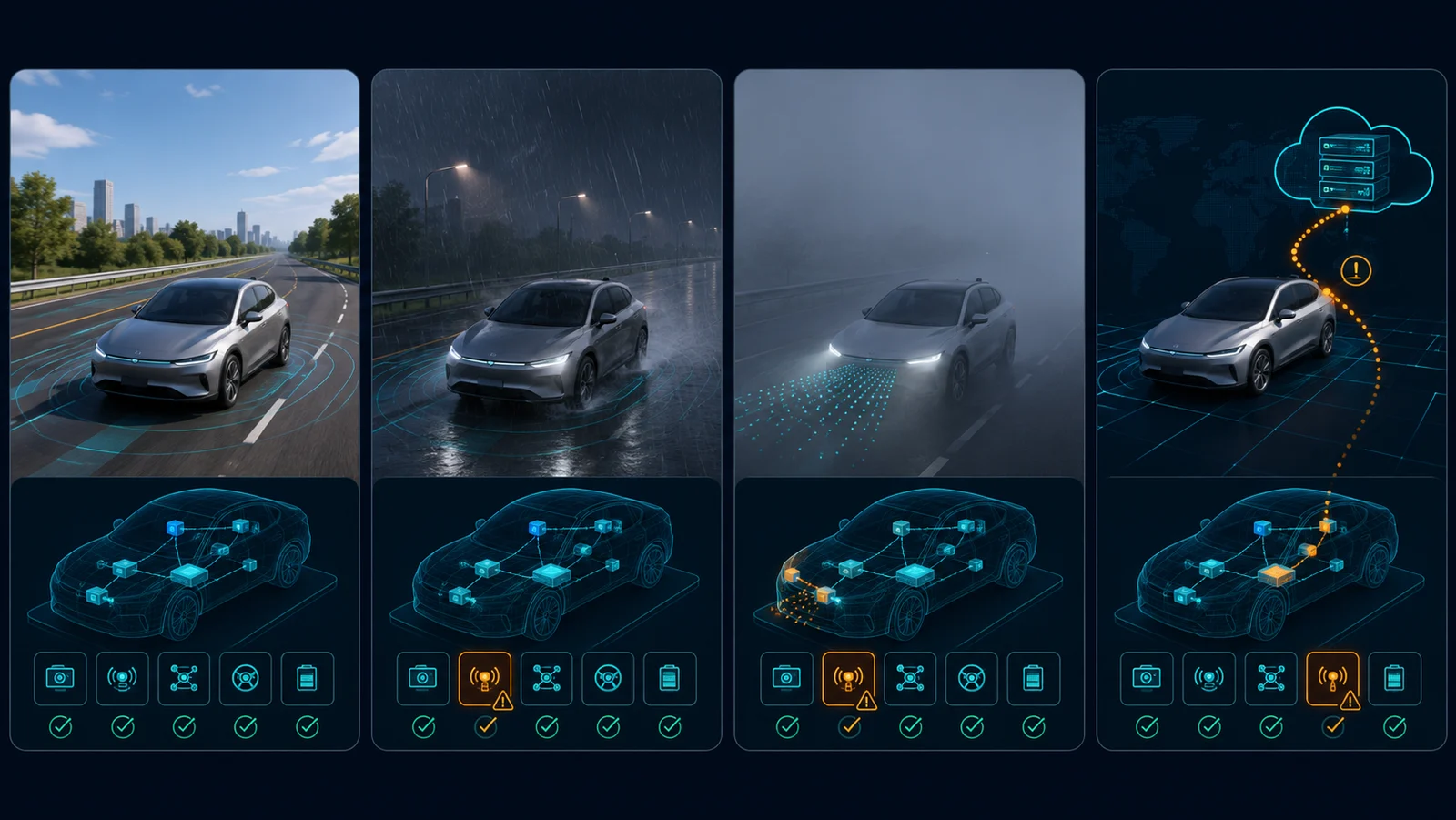 Minh họa: Ma trận coverage cho AI safety validation trong software-defined vehicle