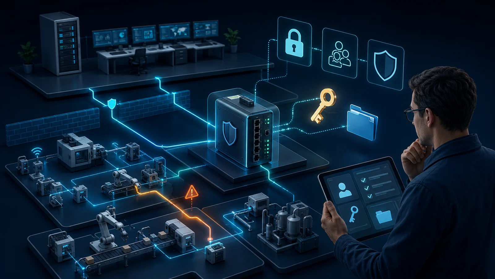 Minh họa: Nhóm vận hành kiểm tra phiên bản và quyền tạo project trên gateway Ignition