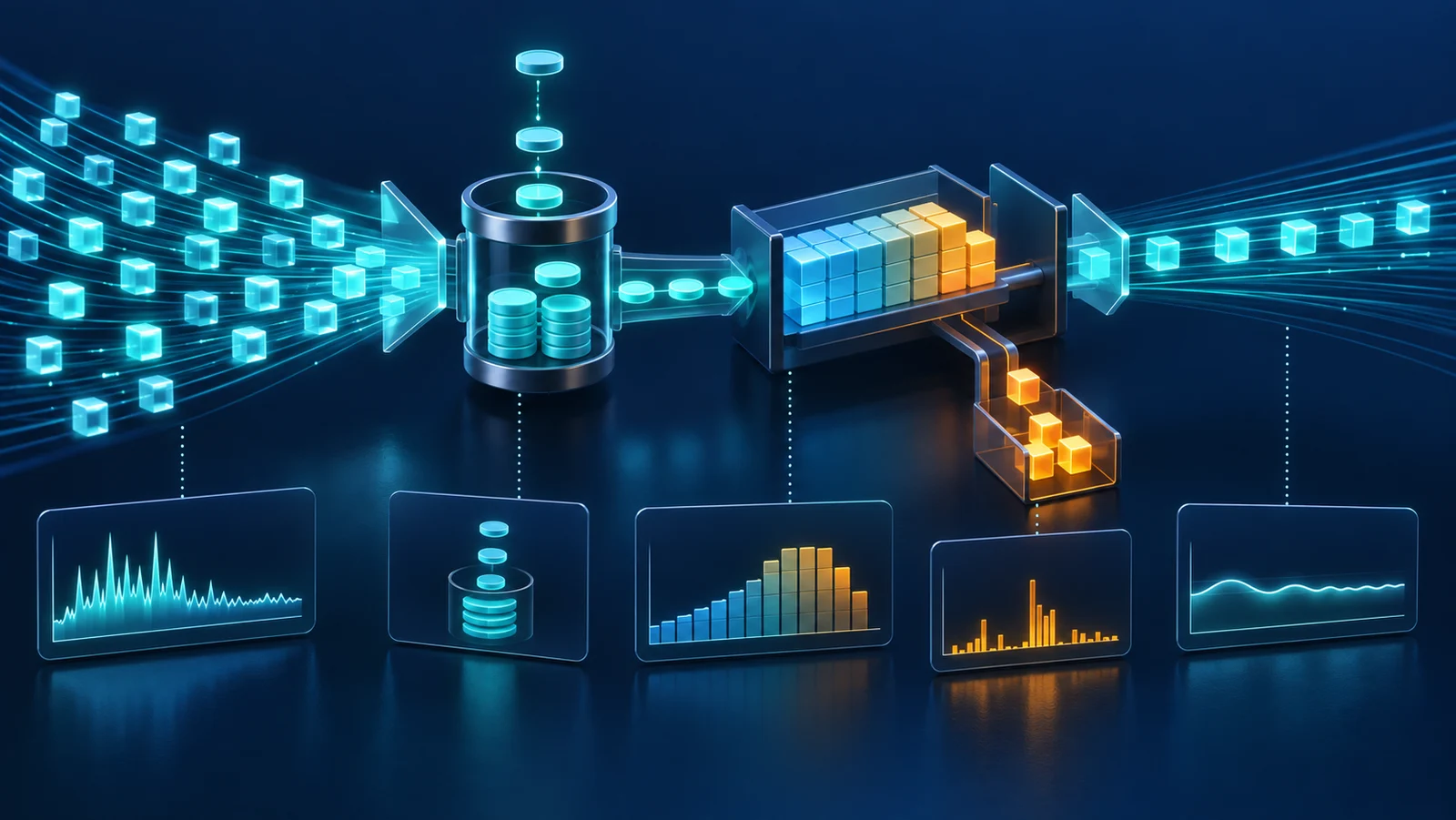 Minh họa: Những bằng chứng cần đối chiếu khi đo burst: token, queue, đầu ra và packet bị loại; không phải biểu đồ benchmark.